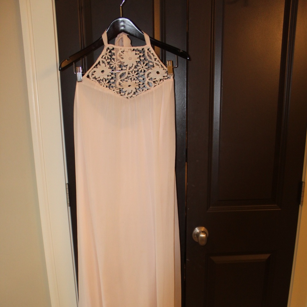 Zara Trafaluc Chiffon Maxi Dress